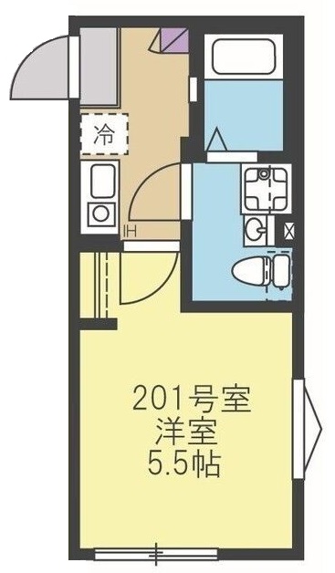 川崎市麻生区上麻生のアパートの間取り