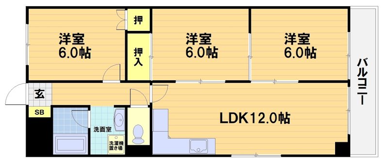 エントピア桂の間取り