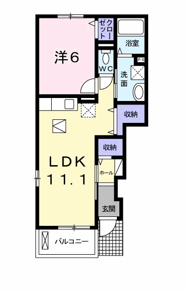 宮古市磯鶏2丁目築12年の間取り