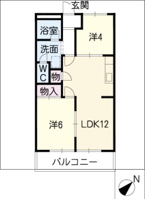 エスポワール本田の間取り