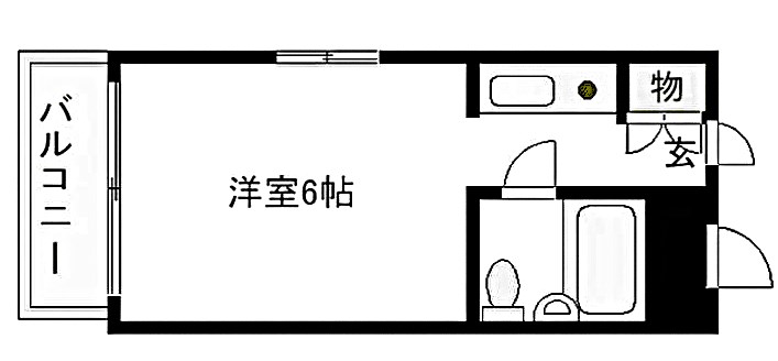 【尼崎市南武庫之荘のマンションの間取り】