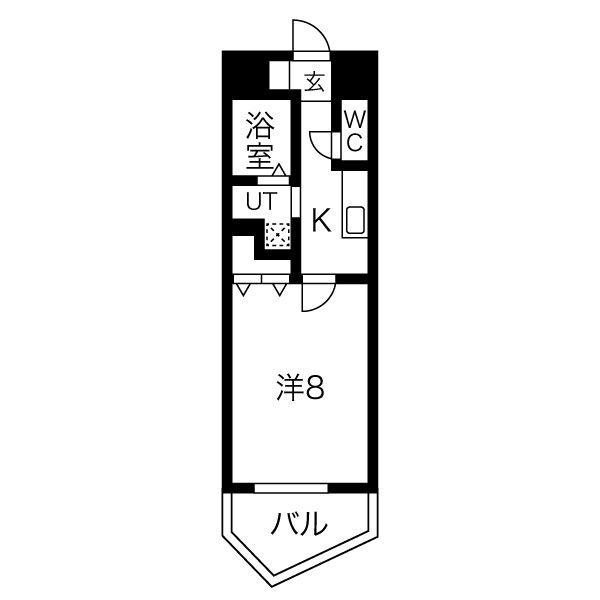 THE BAY FLATの間取り