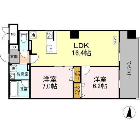 仮)D-ROOM小倉3丁目の間取り