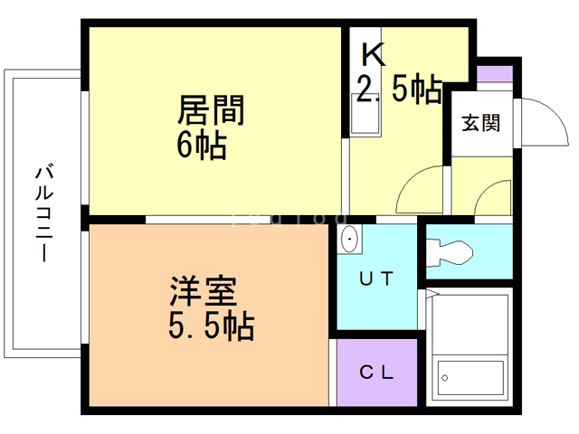 ブランノワール北２７条の間取り