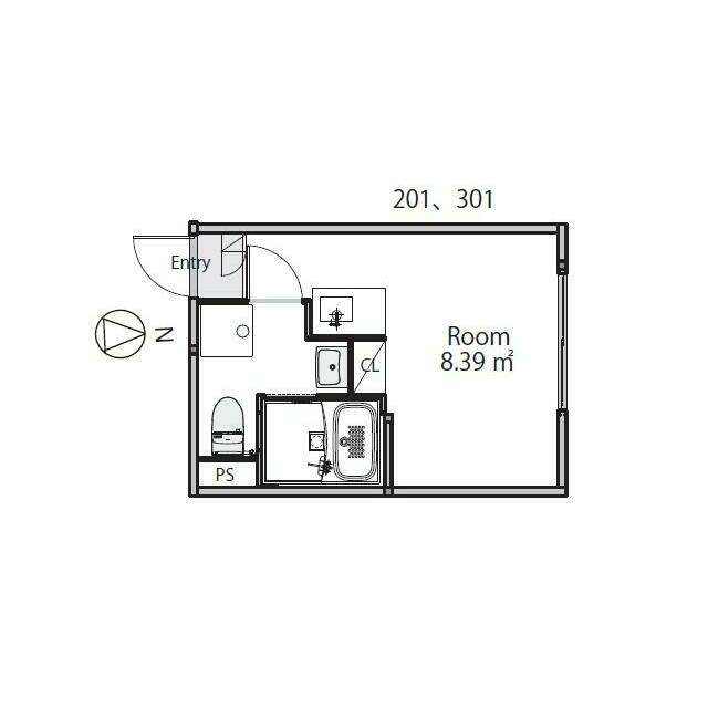 足立区足立のマンションの間取り