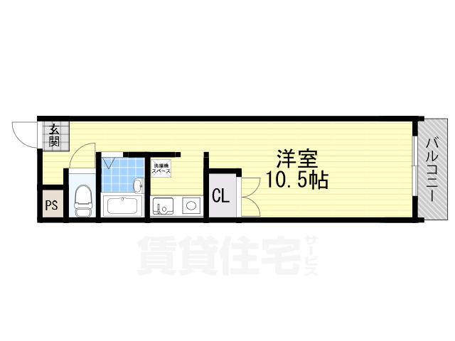 リバリティーHIMURO2号館の間取り