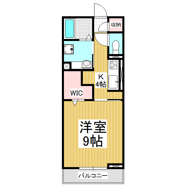 コンフォーティア箕輪　Ａ棟の間取り