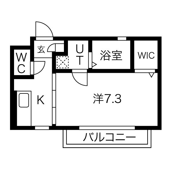 【コンフォート・ヴィラの間取り】