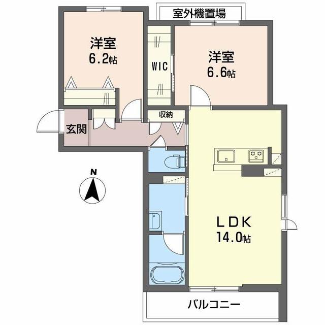 シャーメゾン　星の小径Iの間取り