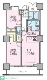 ロイヤルパークスタワー南千住の間取り