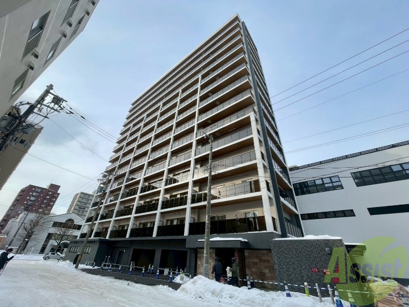 建物外観　札幌市中央区北三条「ジュノール札幌植物園」