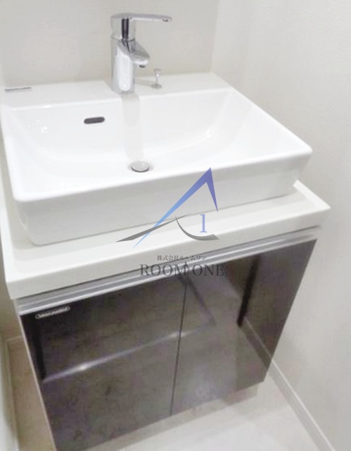 洗面設備　洗面台です。