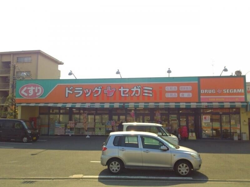 ドラックストア　ドラッグセガミ井高野店（ドラッグストア）まで882m