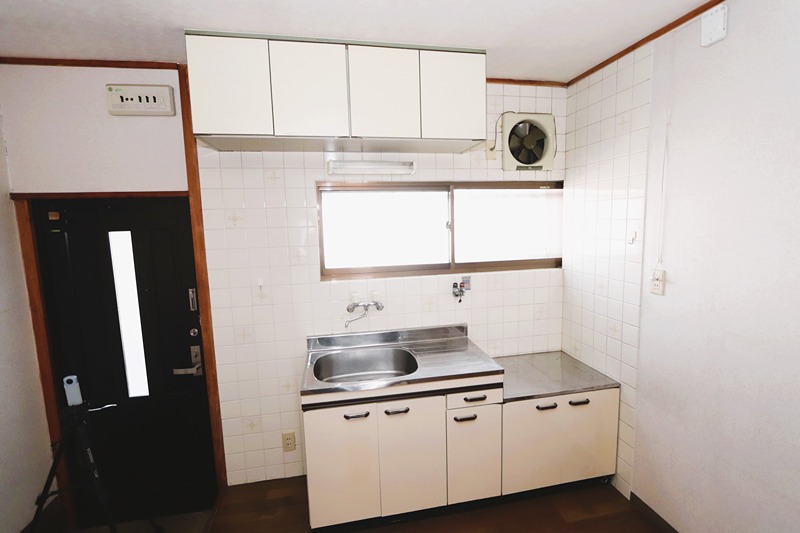 清水マンションのキッチン写真