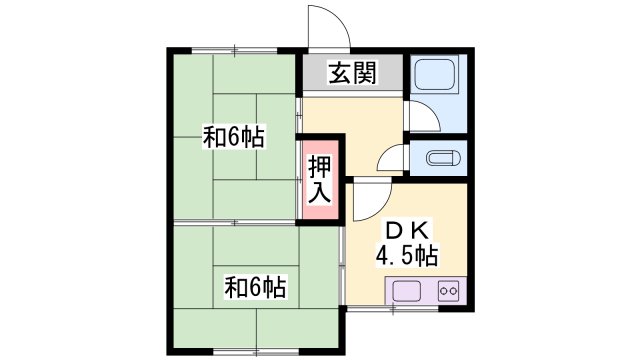 ハイツ小林の間取り写真