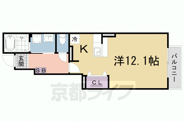 ＪＲ東海道本線 石山駅 徒歩16分 2階建 築19年の間取り写真