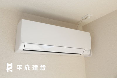 その他設備　リビングに設備で1台エアコン設置済