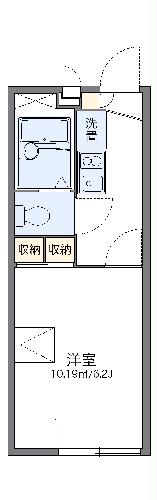 レオパレスメゾンビクトワールの間取り