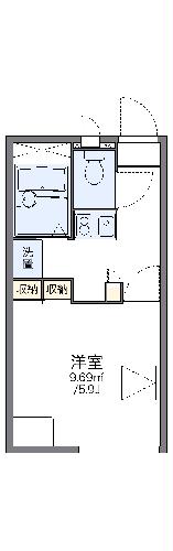 レオパレスシャルマン開成の間取り