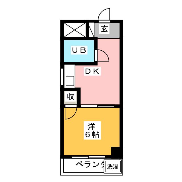 赤門サンライフマンションの間取り