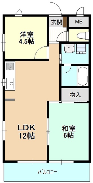 マンションＳＯＬＥＣの間取り