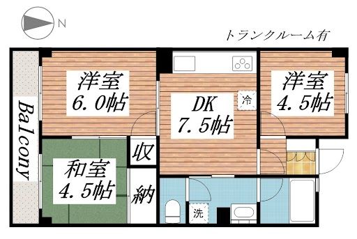 エスポワール紀ノ川の間取り