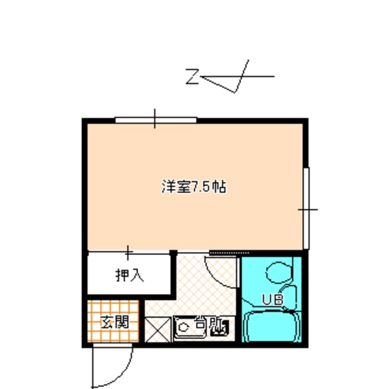 根木ハイツIの間取り