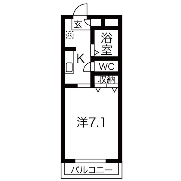 半田市昭和町のマンションの間取り