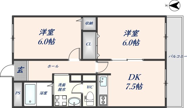 ロイヤルハイツ太田の間取り