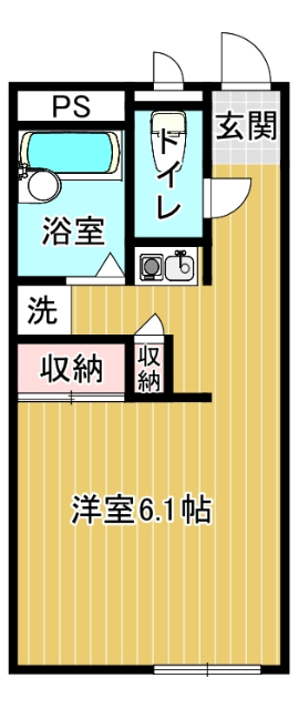 アミスターＮＩＳＨＩＮＯの間取り