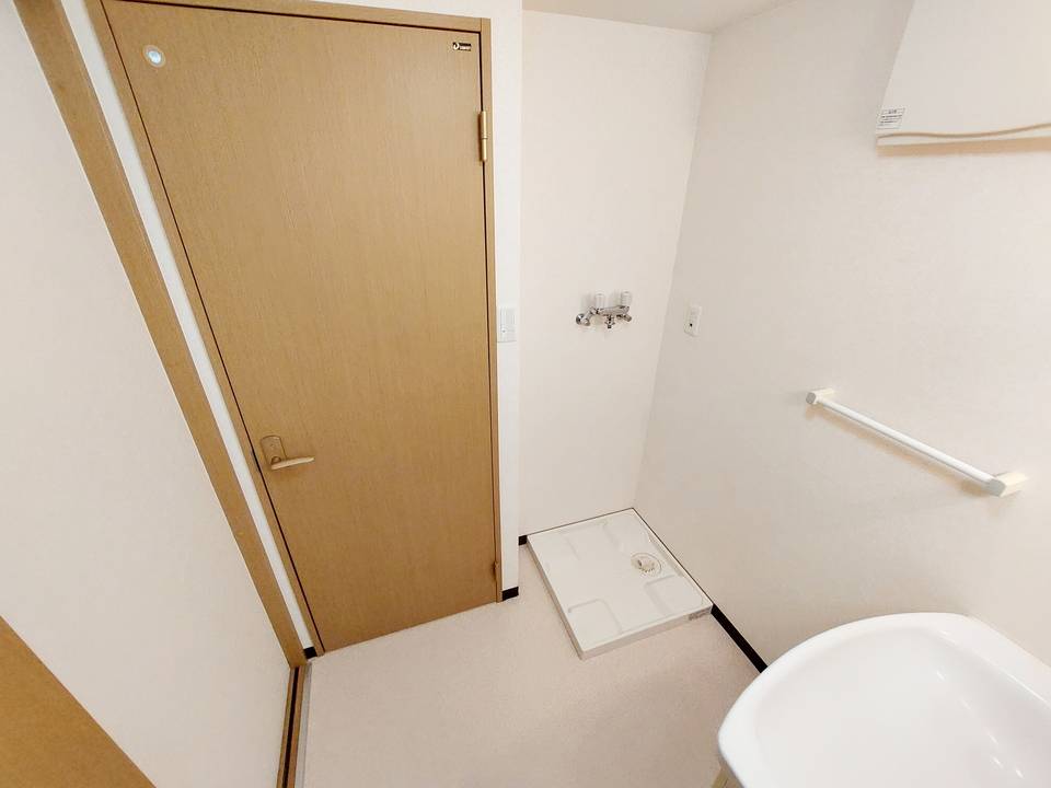 洗面設備　洗濯機置場