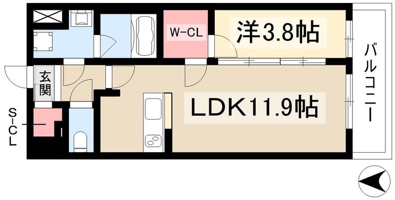 グリュック平和の間取り