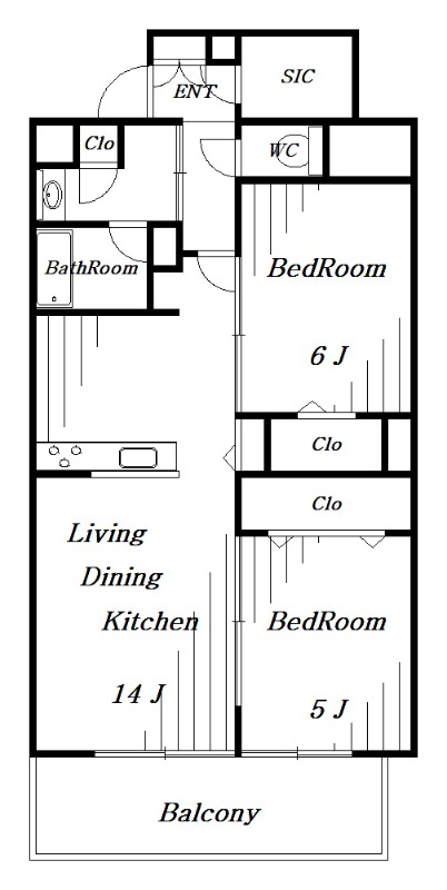 CASA DE ALIVIOの間取り