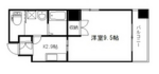 【広島市中区加古町のマンションの間取り】