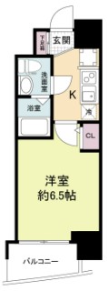 地下鉄谷町線 天満橋駅 徒歩6分 13階建 築5年の間取り写真