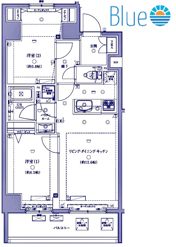 ジェノヴィア新子安の間取り