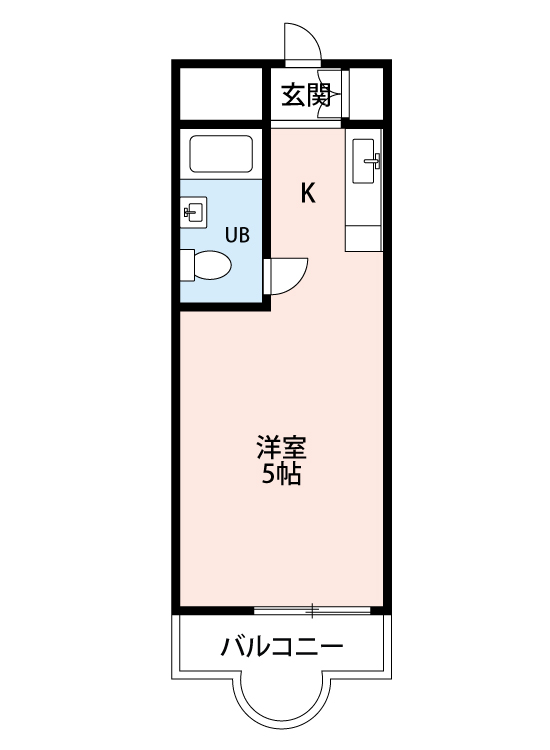 ビラ東海の間取り