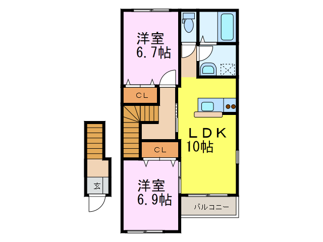 ブリーゼの間取り