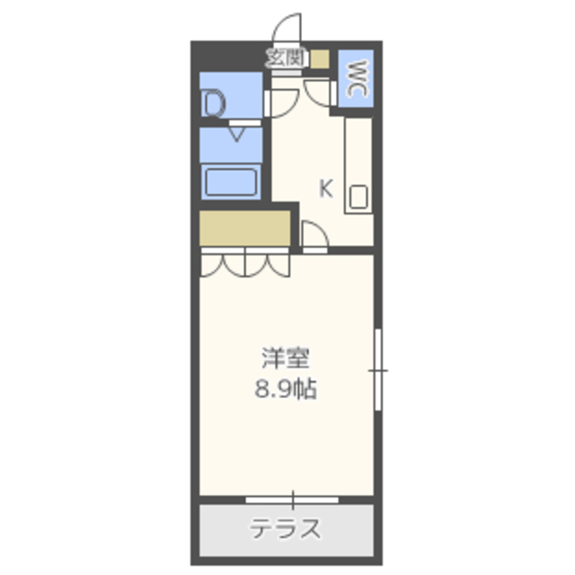 シャピール前原の間取り