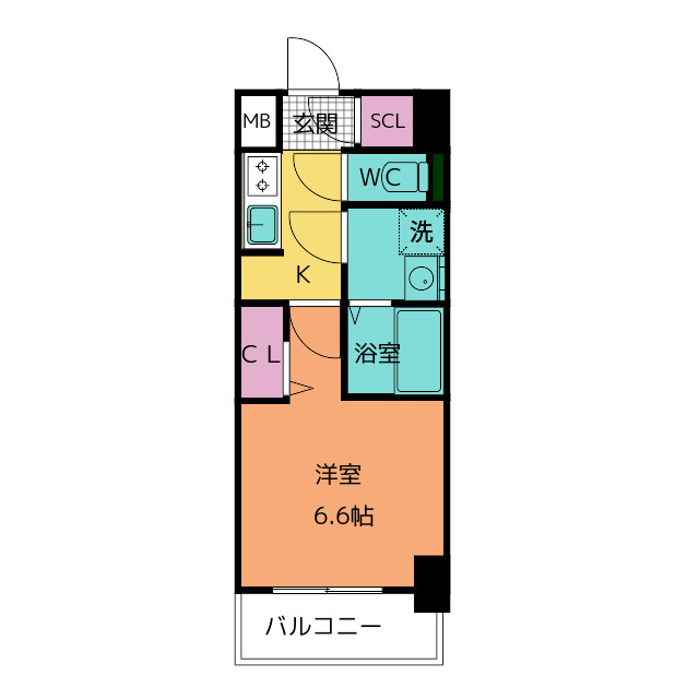 Ｓ－ＲＥＳＩＤＥＮＣＥ上前津Ｓｏｕｔｈの間取り