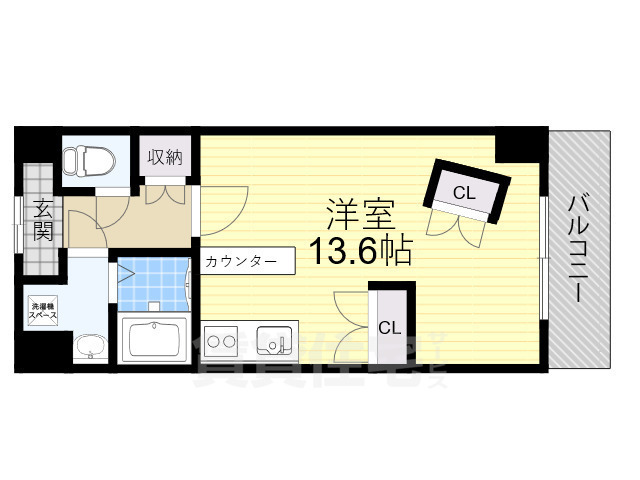 吹田市千里山東のマンションの間取り