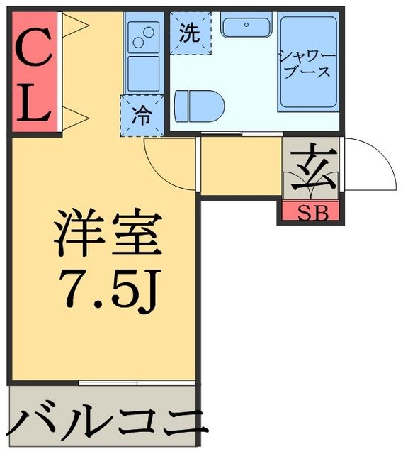 アメニティ千葉中央１の間取り