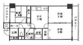 藤沢ダイカンプラザの間取り