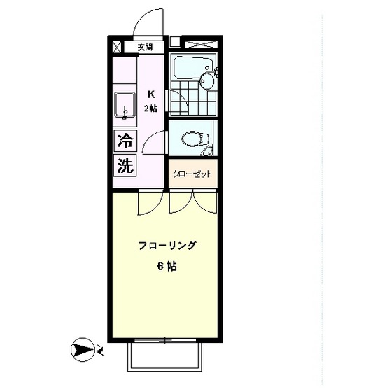 ハイツリバーサイドの間取り