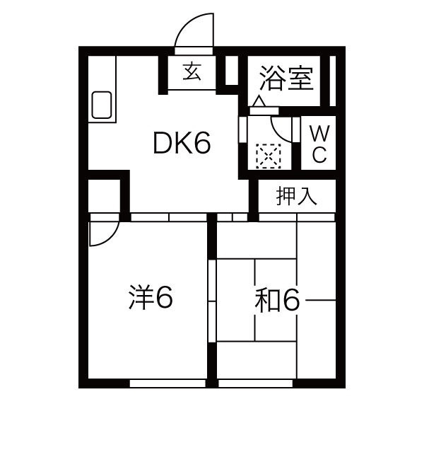 タウニーＮｏ．３の間取り