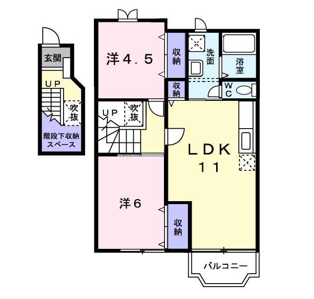 【盛岡市門2丁目築28年の間取り】