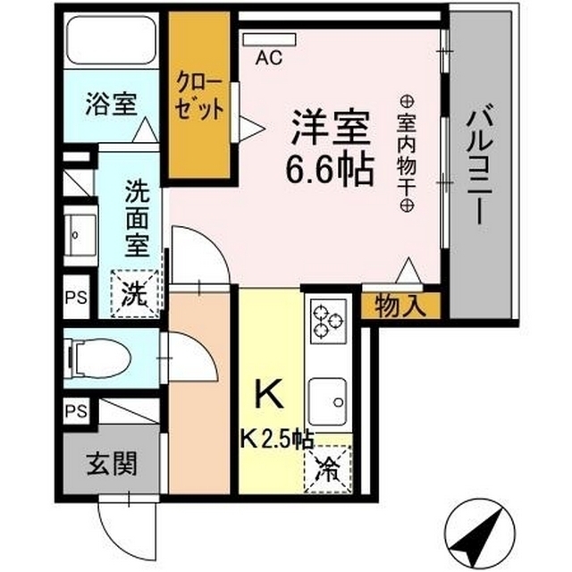 セレーナ東鷹匠の間取り