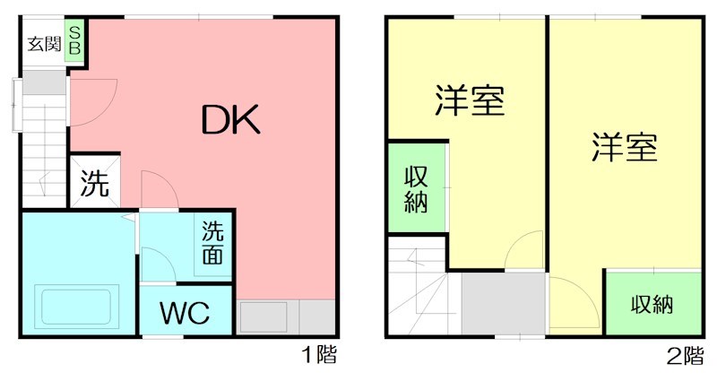 ハイツ市川の間取り