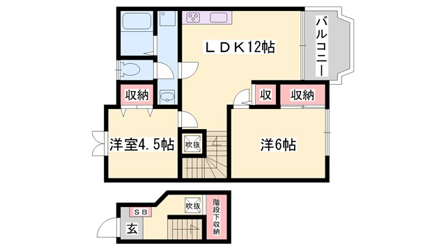 グリーンハウスIIの間取り