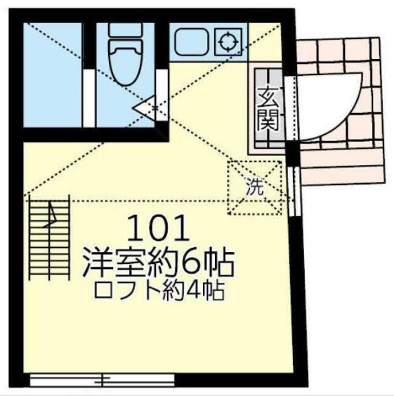 オアシス戸部Ａの間取り